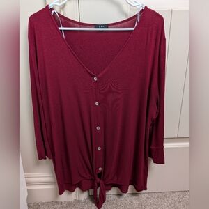 Women's Tie-Front Top